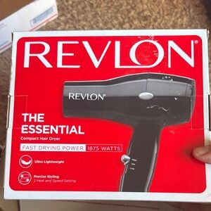 Revlon Essential Hair Dryer - Black and Red